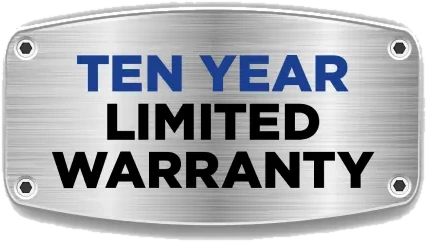 Ten year limited warranty