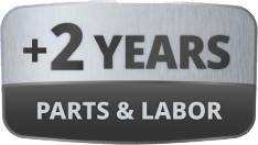 +2 Years Parts & Labor
